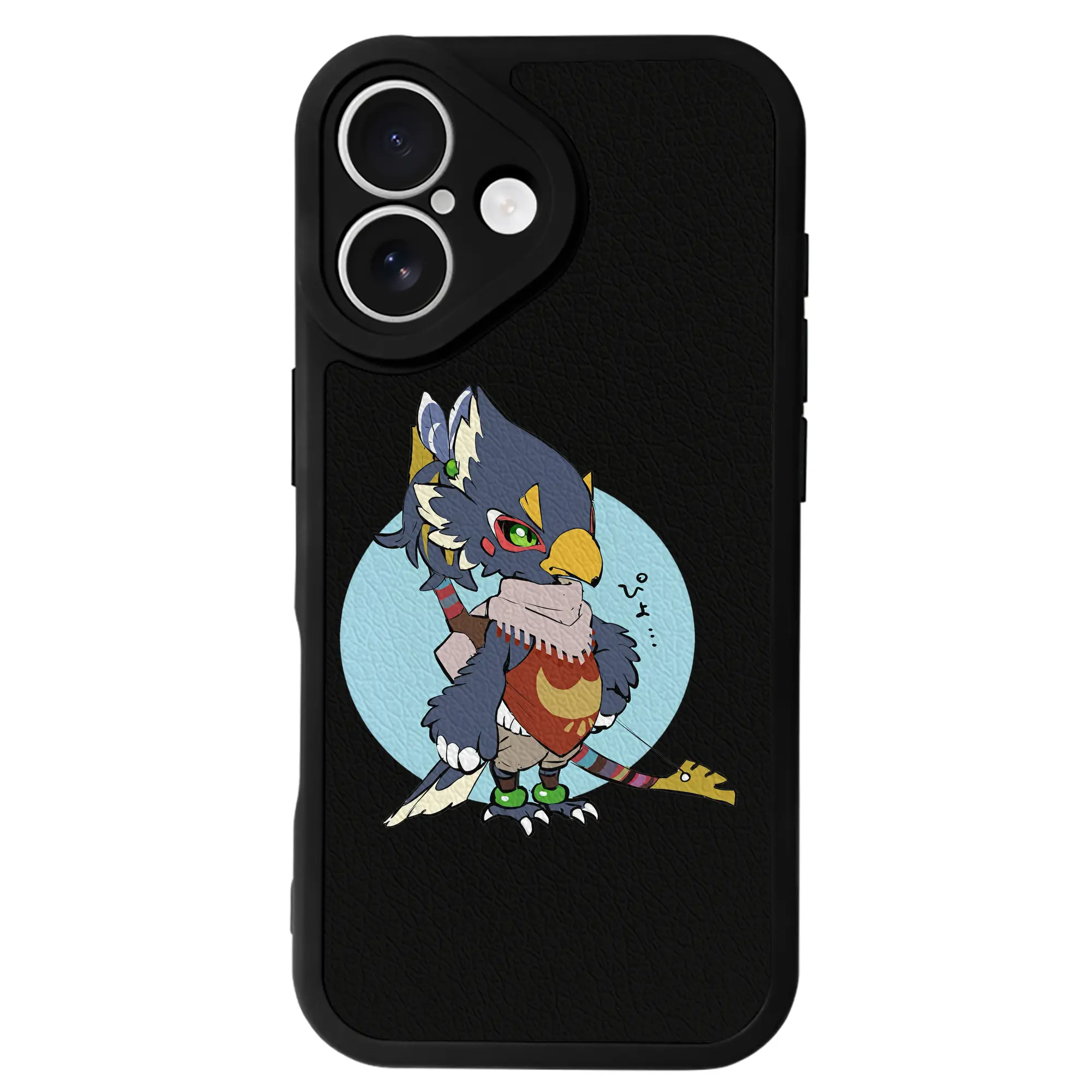 ゼルダの伝説 グッズ,Revali - IPhone 16シリーズ対応 ・ シリコンスマホケース ・ レザー調 ・ 高精度フィット ・ 耐衝撃 ・ ワイヤレス充電対応 ・ 精密カット